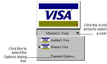 wallet payment selector image